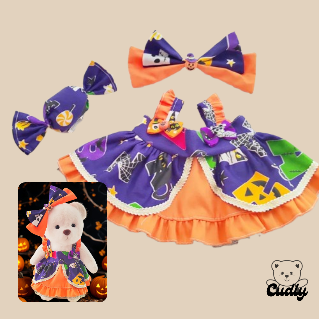 Orangenes Pumpkin Kleid