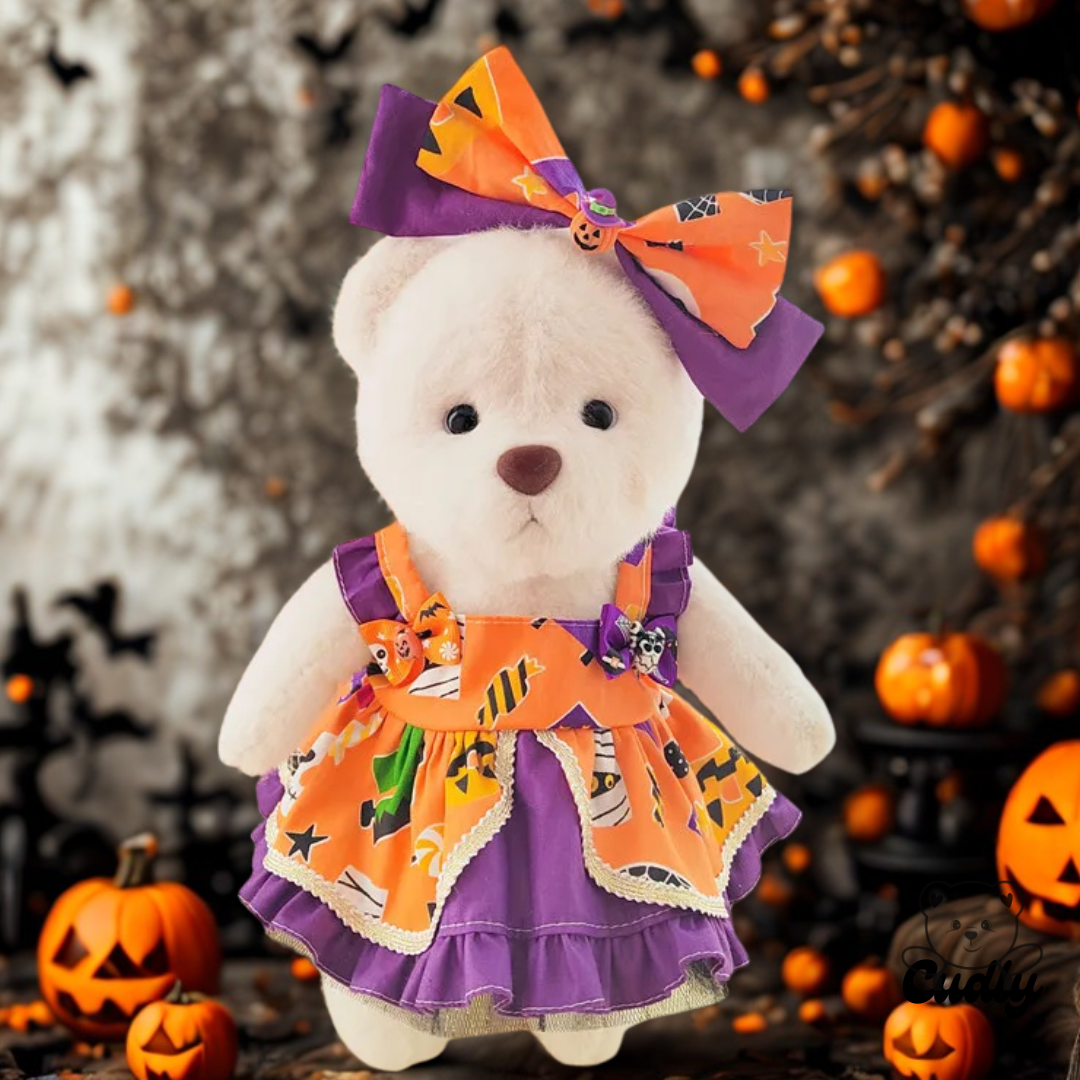 Cudly Bou im Lila Pumpkin Kleid
