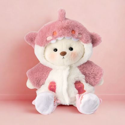 Cudly Bou im Fluffy rosa Hai Kostüm